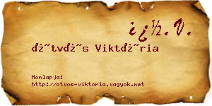 Ötvös Viktória névjegykártya